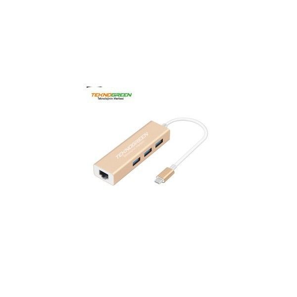 TeknoGreen TKU-445 Mackbook Type C 3.0 Usb Çoklayıcı