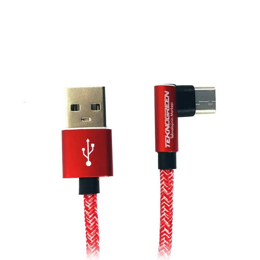 TeknoGreen TKU-C301 1m Usb to L Type C Şarj Kablo