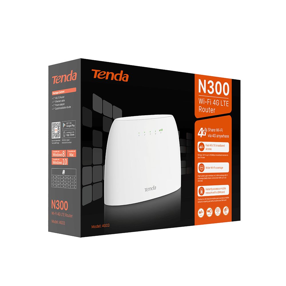 Tenda 4G03 N300 Wifi 4G+LTE Router #4