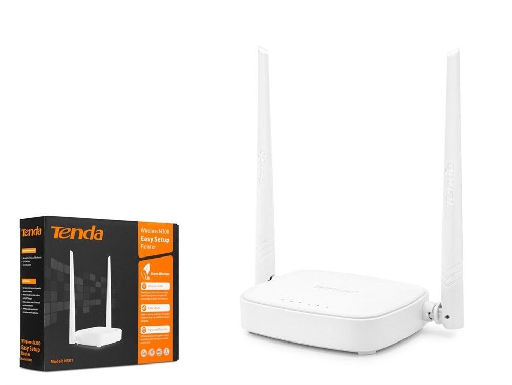 Tenda N301 4 Port WiFi-N 300Mbps 2x5dB Router #2