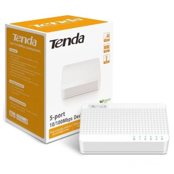 Tenda S105 V2 5Port 10,100 Network Switch #3