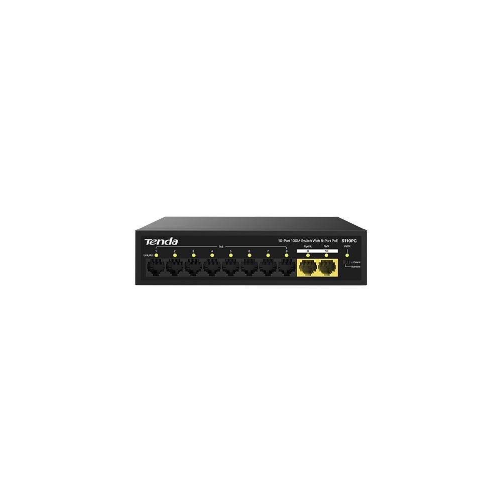 Tenda S110PC 10 Port 100M PoE Switch