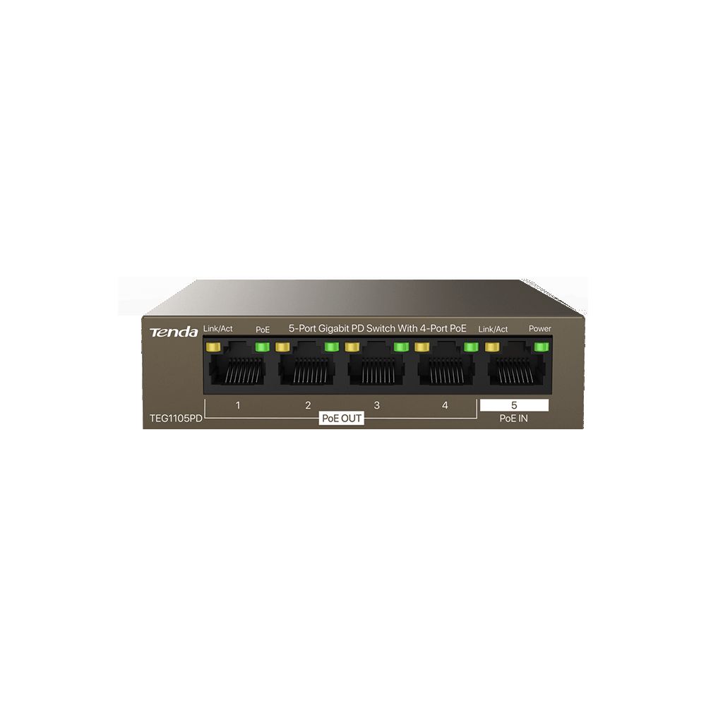 Tenda TEG1105PD 5 Port Gigabit Switch