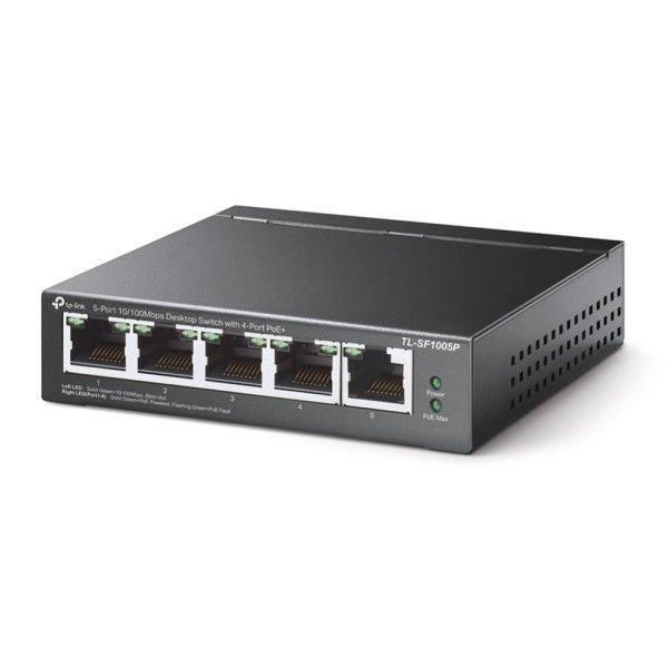 Tp-Link TL-SF1005P 10/100 5 Port 4 PoE Desktop Swi