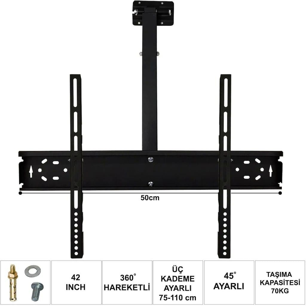 Ufix 50/10T 42' 360º-45º Tavan Lcd Askı Aparatı