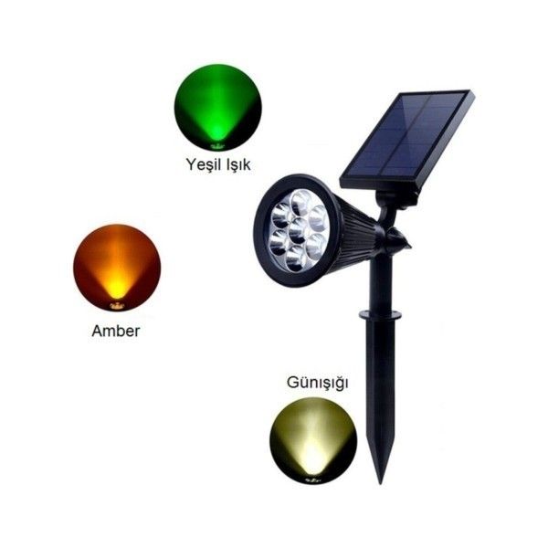 Uzlight Uzsol 2W Solar Led Bahçe Armatür Gün Işığı #3