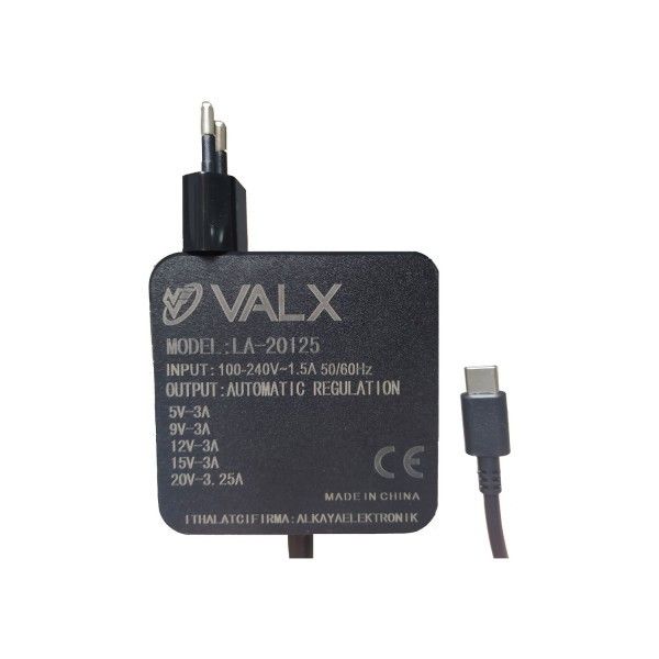 Valx LA-20125 5V/9V/12V/15V/20V 3A Type-C Note Adp #2