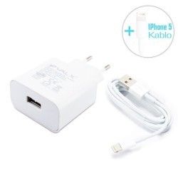 Valx VAD-52IP5 5V 2.1A Usb Adaptör+İphone 5 Kablo