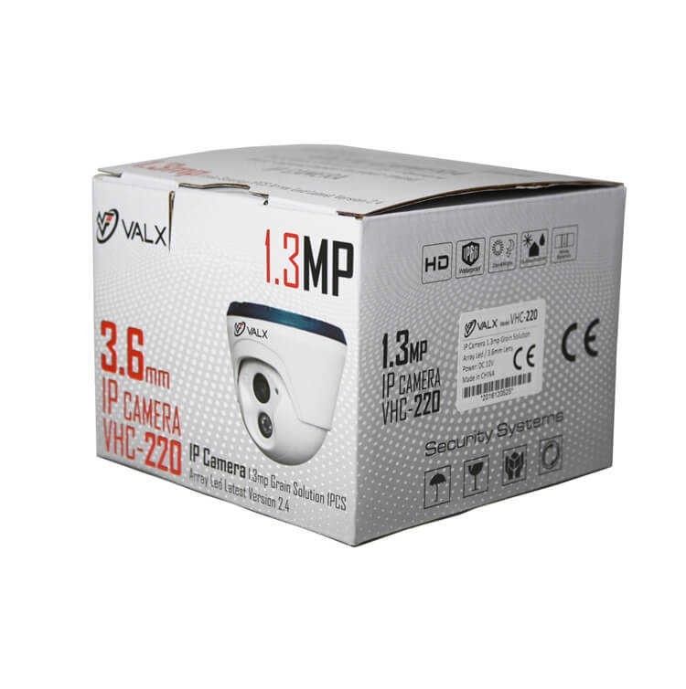 Valx VHC-220 3.6mm 1.3Mp Ip Dome Güvenlik Kamerası #2