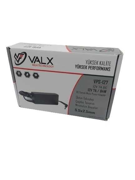 Valx VPS-127 12V 7A 84W Dc Switch Mode Adaptör