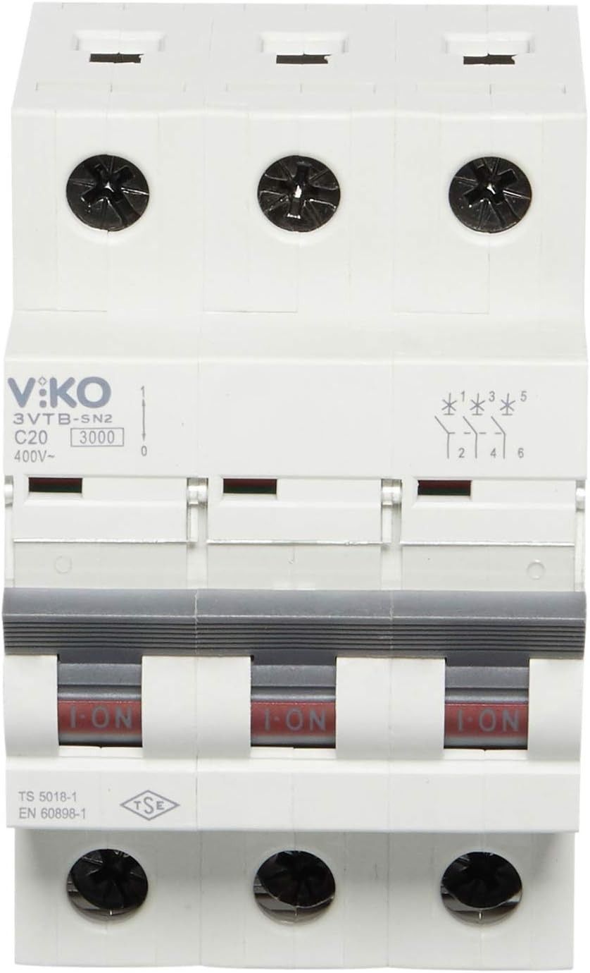 Viko 3VTB-3B20 3x20A B K Otomat 3kA