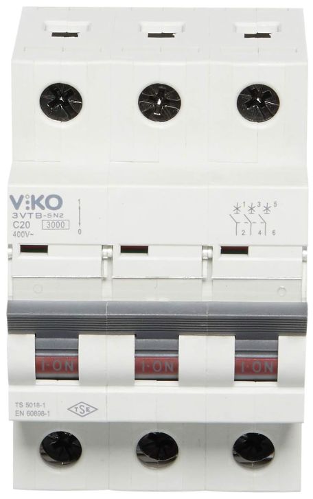 Viko 3VTB-3C20 3x20A C K Otomat 3kA