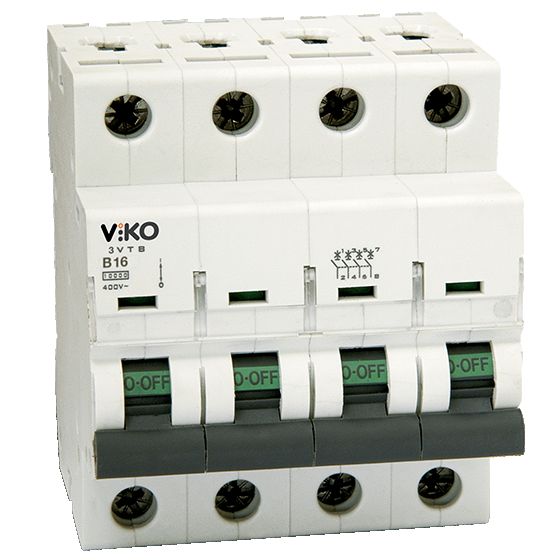 Viko 4VTB-4C63 4x63A C Otomat 4.5kA