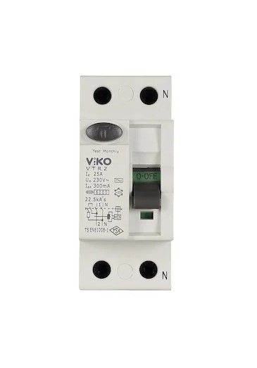 Viko VTR2-40300 2P 40A 300mA Kaçak Akım Koruma Röle