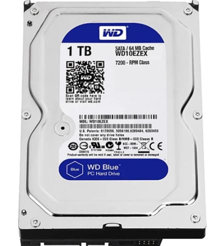 WD 3.5' 1Tb WD10EZEX 7200Rpm 64Mb Sata3 Hdd