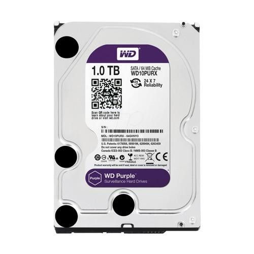 WD 3.5' 1Tb WD10PURU 5400Rpm 64Mb Sata Hdd