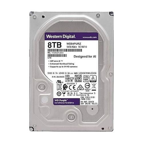 WD 3.5' 8Tb WD84PURU 5400Rpm 128Mb Sata3 Hdd (WD84PURU)