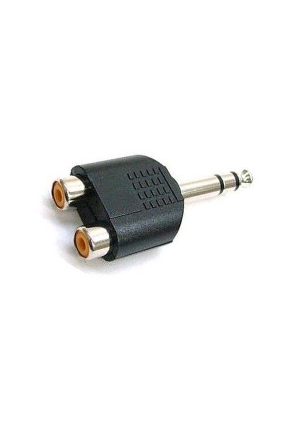 2 Rca Dişi 6.3mm Stereo Erkek Jak