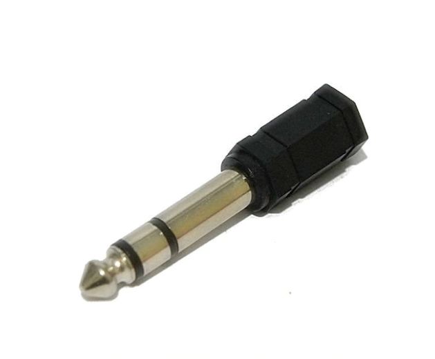 6.3mm Stereo Erkek - 3.5mm Stereo Dişi Konnektör