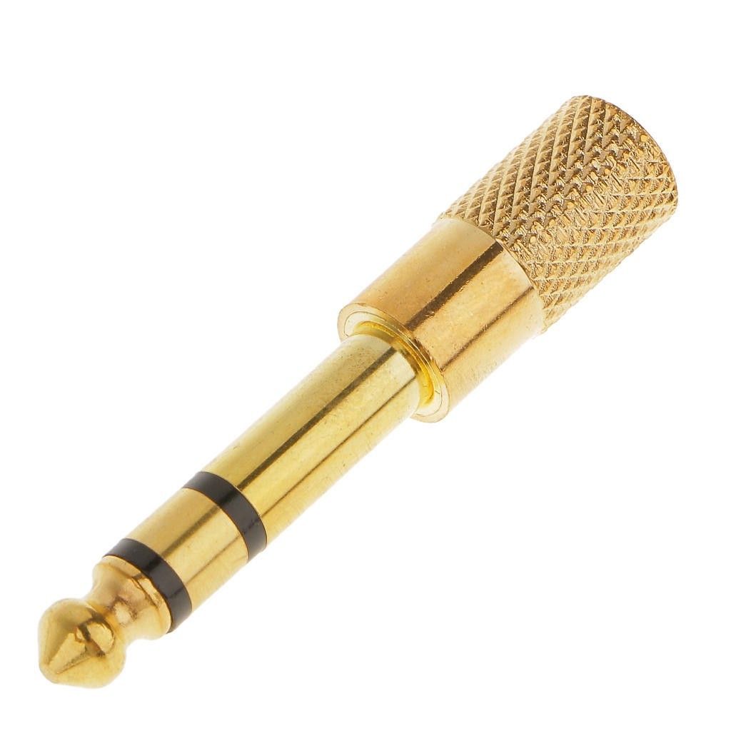 6.3mm Stereo Metal Gold Erkek Fiş #2