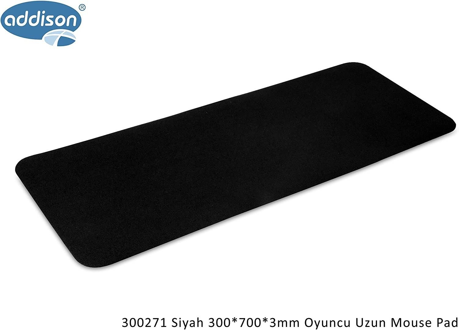 Addison 300271 Siyah 300x700x3mm Oyuncu Mouse Pad #1