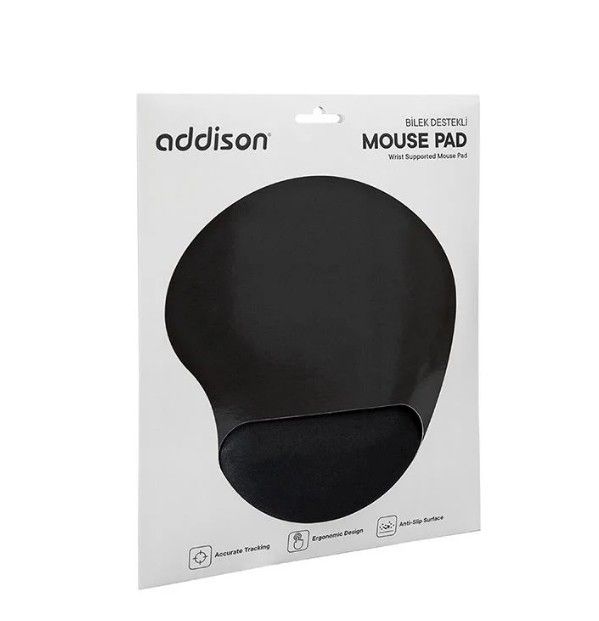 Addison 300521 Bileklik Destekli Siyah Mouse Pad #2