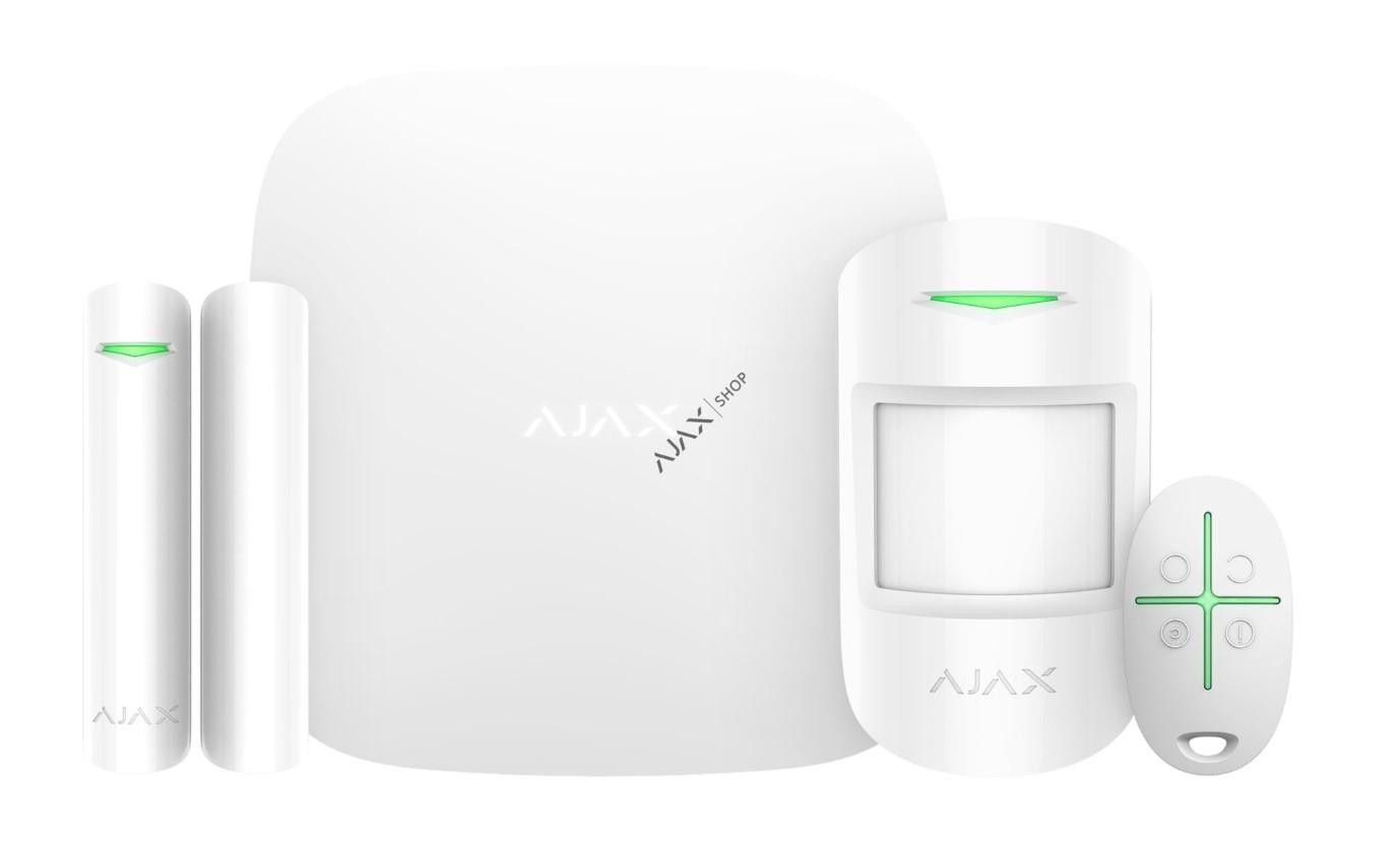 Ajax StarterKitHub Kablosuz Alarm Kiti Beyaz