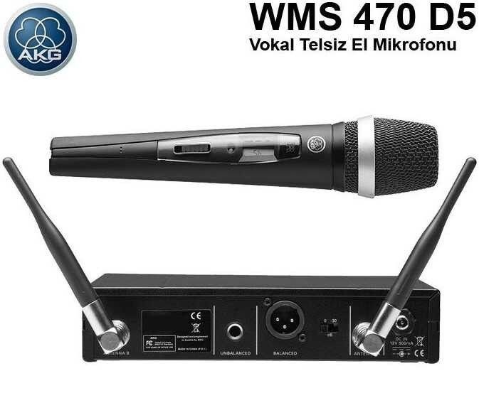 Akg WMS470 Vocal Set D5 El Tipi Telsiz Mikrofon #3