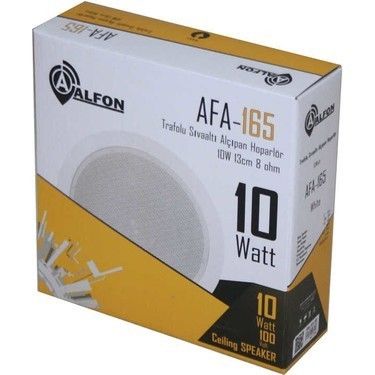 Alfon AFA-165 13cm 10W Trafolu Sıvaaltı Alçıpan Ho