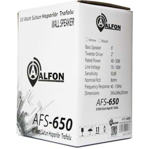 Alfon AFS-650W 16cm 300W 8 Ohm 70-100V Trafolu Hoparlör #3