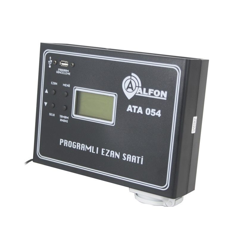 Alfon ATA-054 Programlı Ezan Saati (Duvar Tipi)