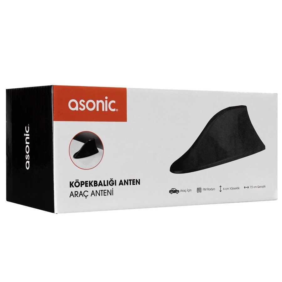 Asonic AS-A58 Siyah Köpek Balığı Oto Anten #3