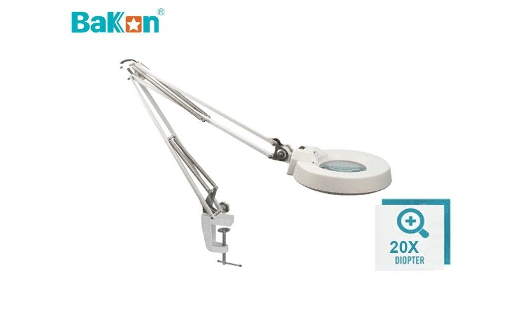 Bakon BK500C 20X Led Işıklı Akrobat Büyüteç