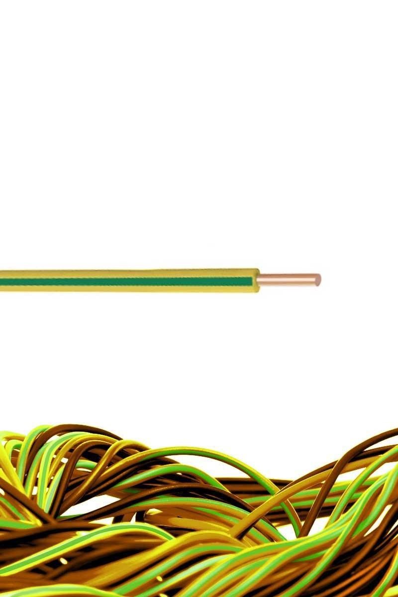 Öznur 2.5mm H07Z1-U NYA HFFR Kablo (Sarı Yeşil)