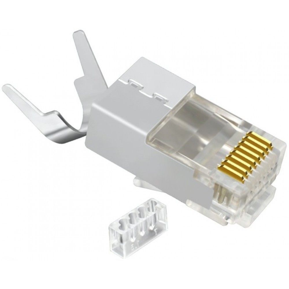 Cat7 FTP RJ45 Metal Jack Konnektör