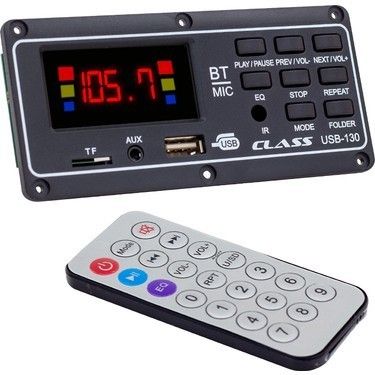 Class USB 130 Usb/Fm/Mp3/Sd/Aux/BT Player Modül