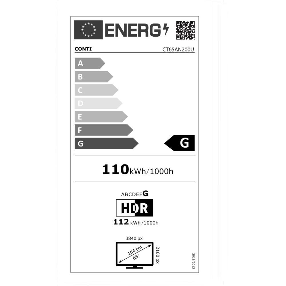 Conti CT65AN200U 65' UHD Uydulu And. Smart Led Tv #3