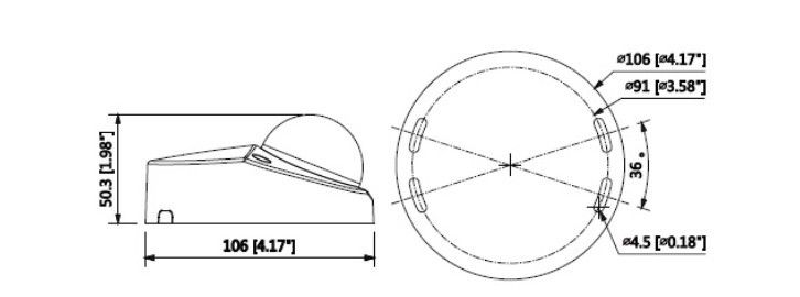 Dahua IPC-HDBW4231FP-M 2Mp 2.8mm Ip Dome Kamera #2