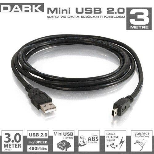 Dark 3m. Usb 2.0 Micro Usb Kablo