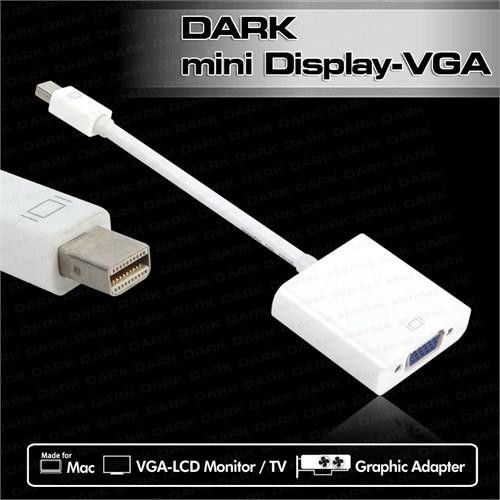 Dark AMDPXVGA Mini Displayport VGA Dönüştürücü