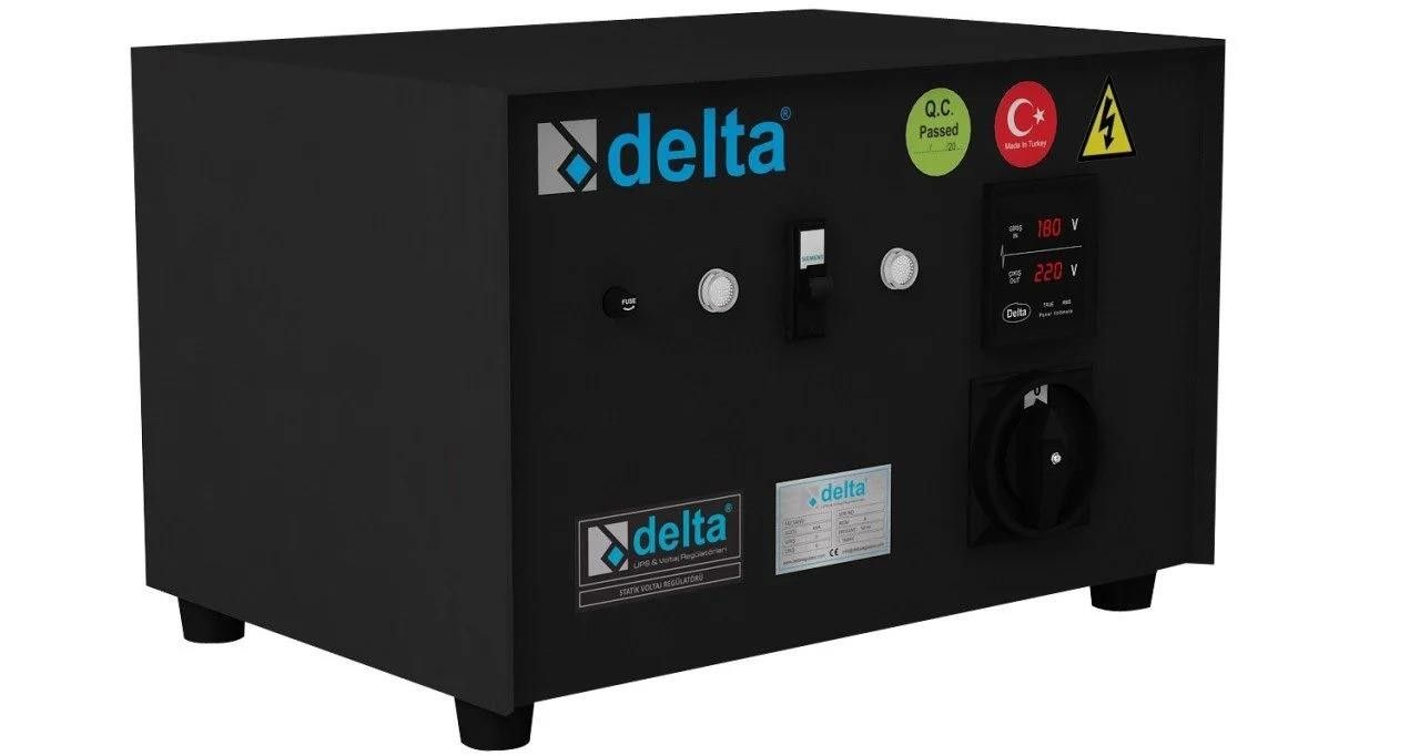 Delta 10 kVA Monofaze 160V/260V Servo Regülatör