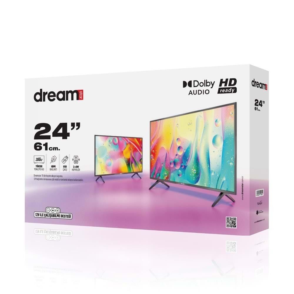 Dreamstar 24' 12V Bağlantılı Google HD Led Tv #3