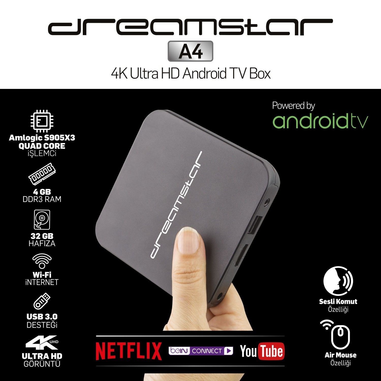 Dreamstar A4 Android 4K UHD 32 Gb Tv Box #4