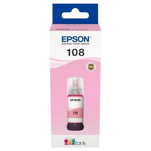 Epson 108 Ecotank 70ml. Mürekkep Light Magenta