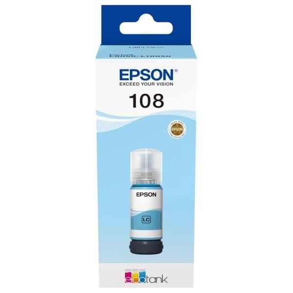 Epson 108 Ecotank 70ml. Mürekkep Light Cyan