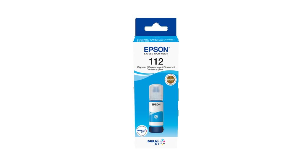 Epson 112 Ecotank 127ml Mürekkep Cyan (Mavi) #3