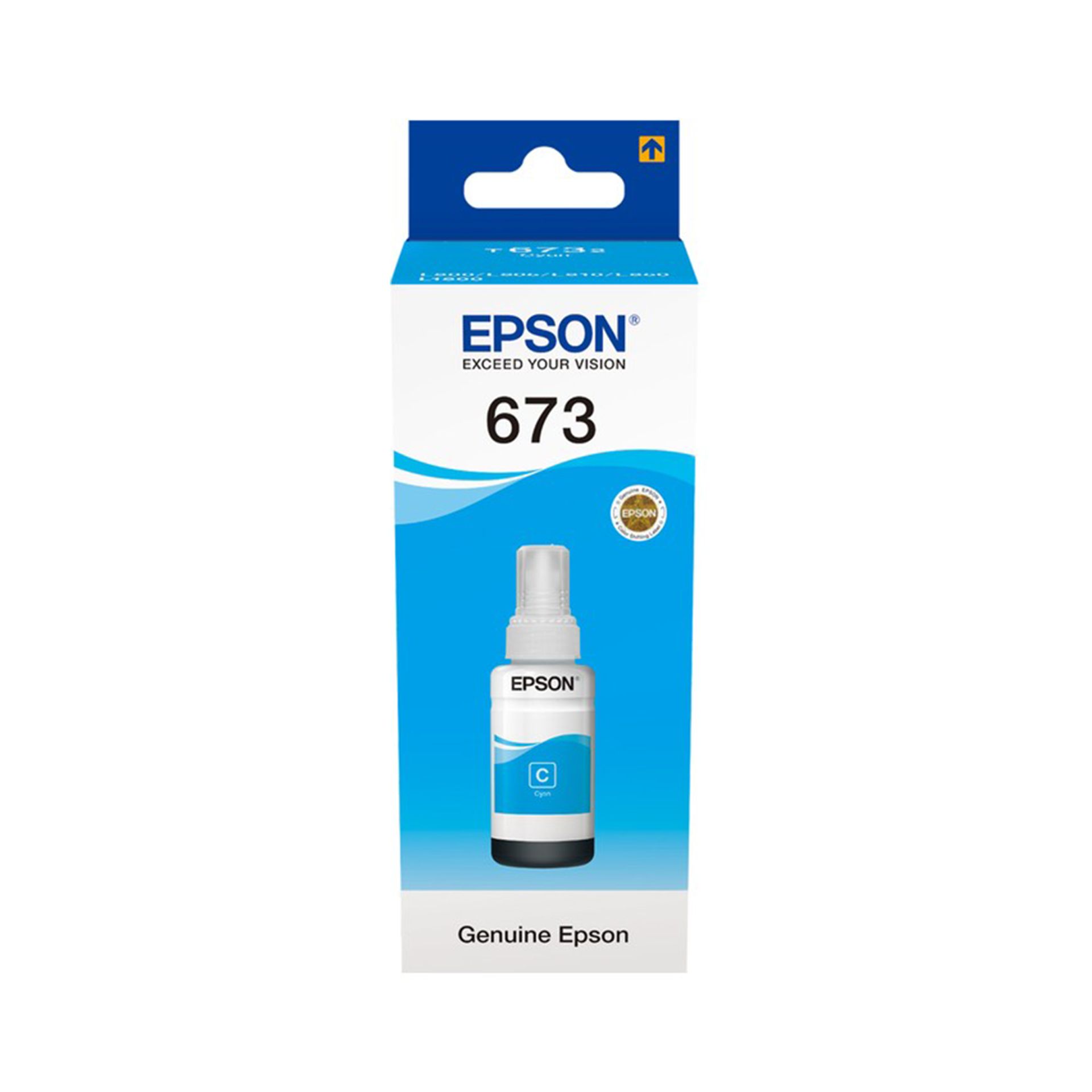 Epson 673 70ml. Mürekkep Cyan (Mavi) #2