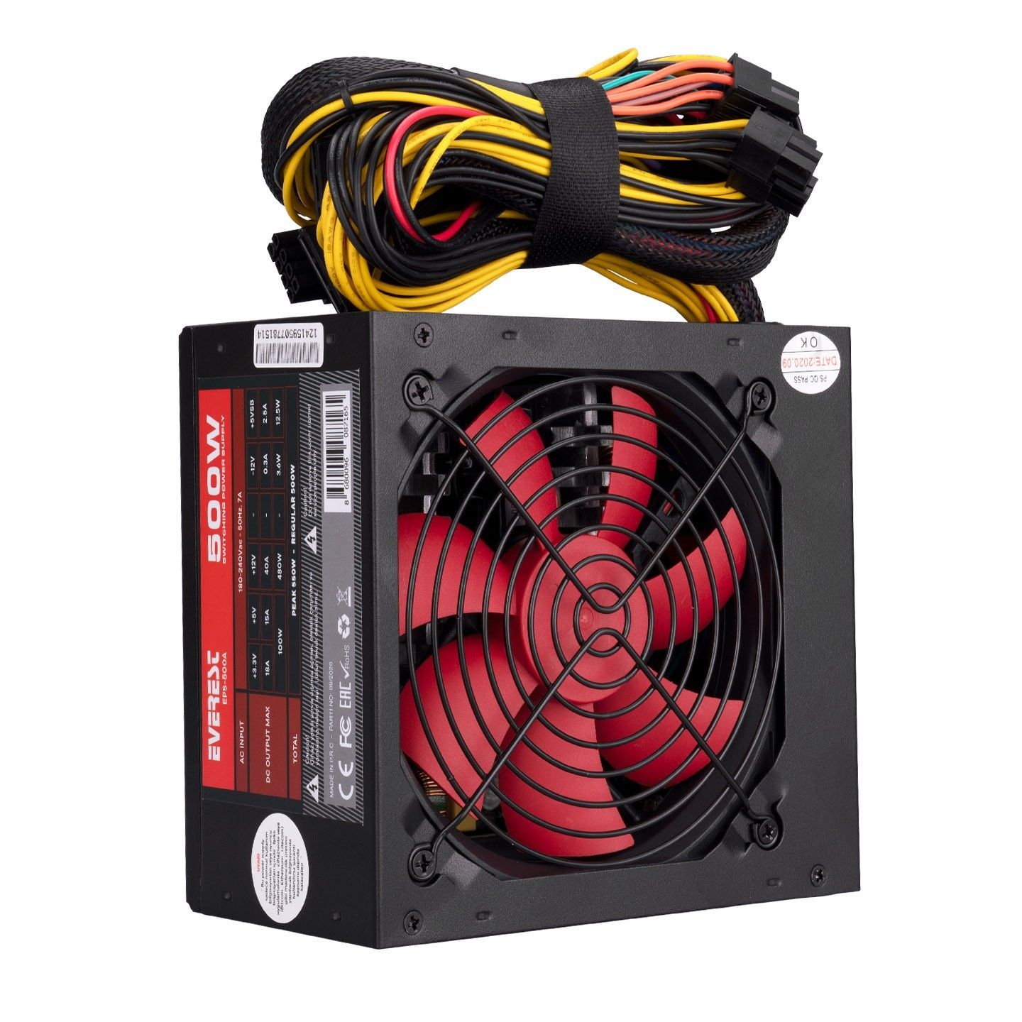 Everest EPS-500A 500W 12cm Fan 4xSata Power Supply #2