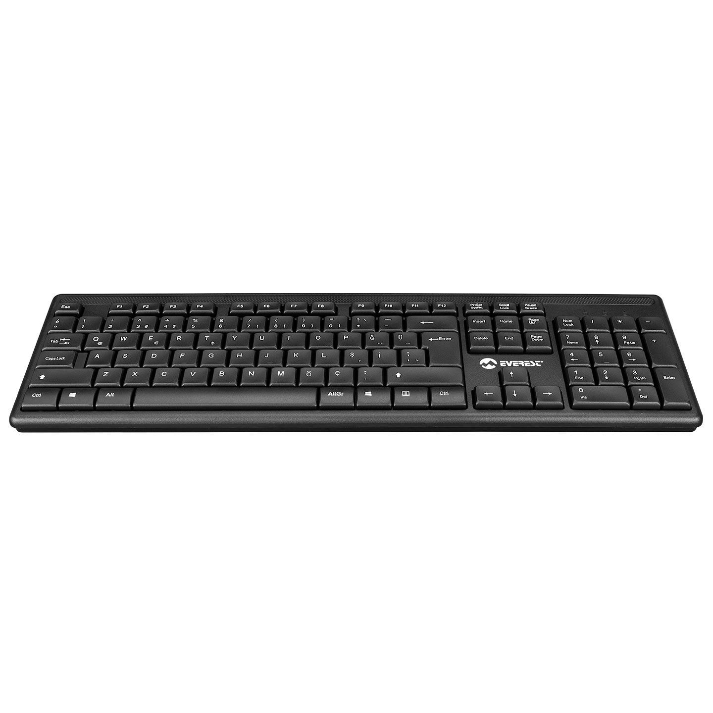 Everest KB-1002 Siyah Usb Kablolu Standart Klavye #3