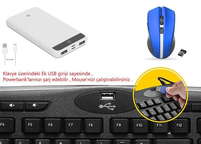 Everest KB-799 Siyah Usb Q Multimedia Klavye #4